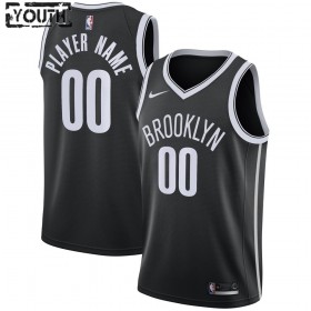 Brooklyn Nets Custom 2020-21 Nike Icon Edition Pelipaidat Swingman - Lasten